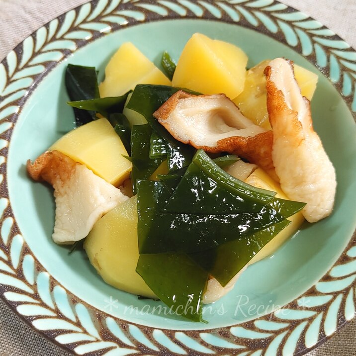 ストウブDe〜じゃが芋*わかめの煮物